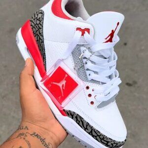 Nike Air Jordan 3 Retro SE Unite Fire Red CK Men’s  NEW